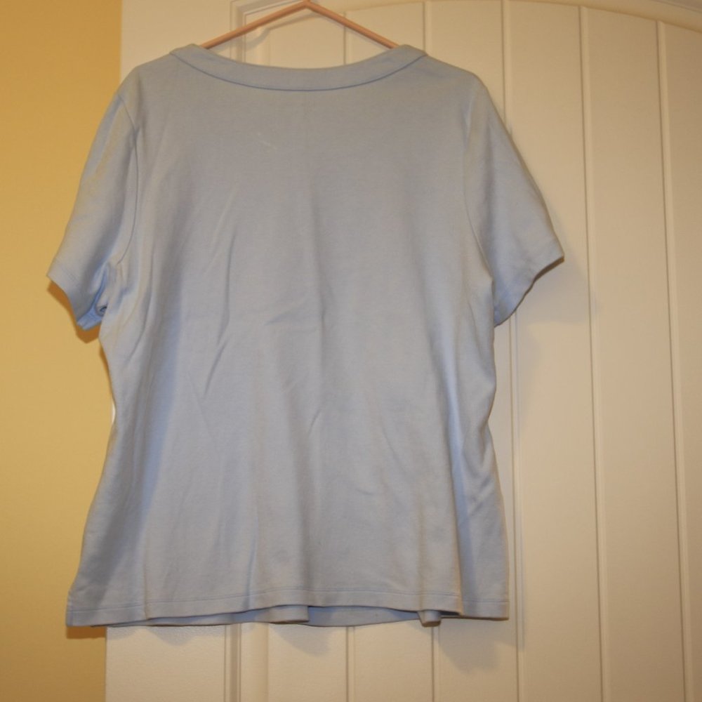 Kim Rogers Square Neck Tee 1X - Picture 3 of 3